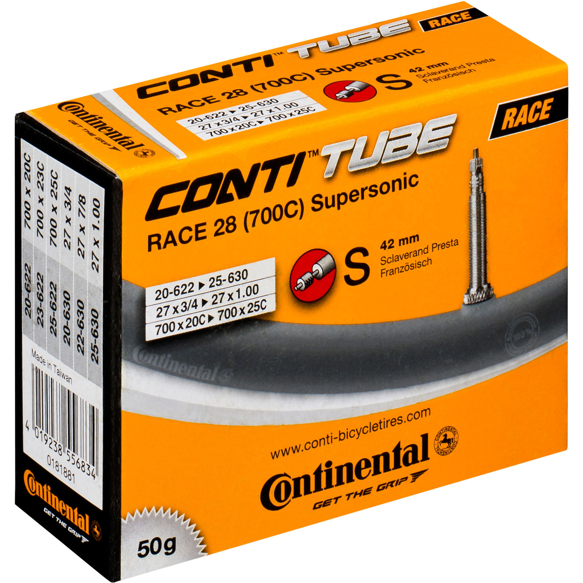 Continental Supersonic Race Tube 700C (60mm Valve)