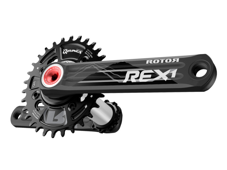 Rotor Rex 1.1 Crankset (175mm)  +  Rotor QX1 Chainring