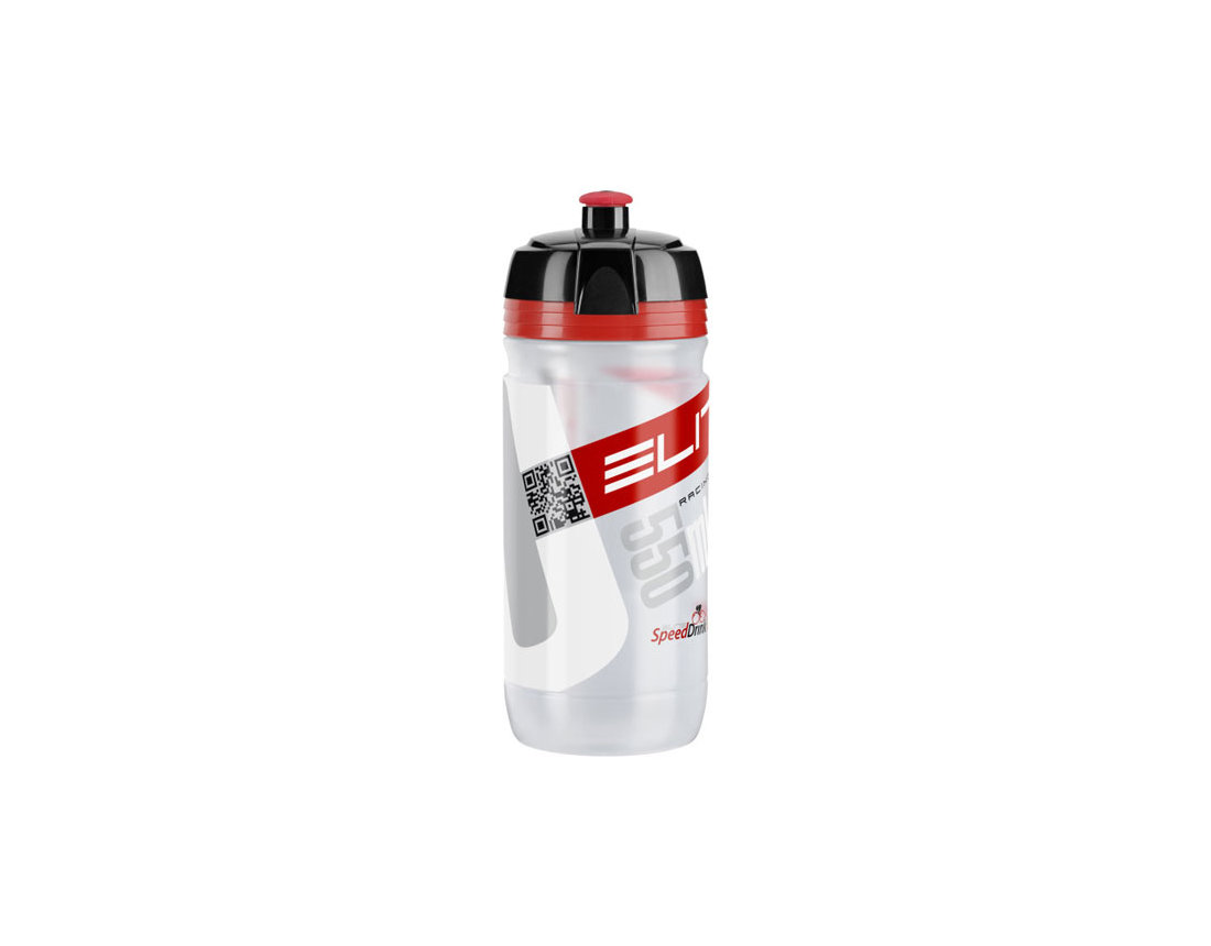 Elite Bio Corsa Bottle - 550ml - Clear/Red