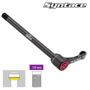 KCNC SKEWER THRU REAR QR 12 163 x M12 x P1 TL18 SYNTACE (KQR07-12-001BK)