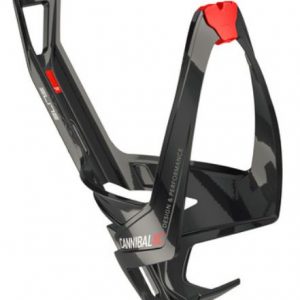 ELITE CANNIBAL XC BOTTLE CAGE - BLACK GLOSSY-RED