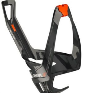 ELITE CANNIBAL XC BOTTLE CAGE - GLOSSY BLACK/ORANGE