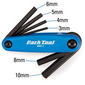 PARK TOOL AWS-11 HEX SET 3456810MM