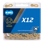 KMC 12 SPD X12 TI-N CHAIN - GOLD