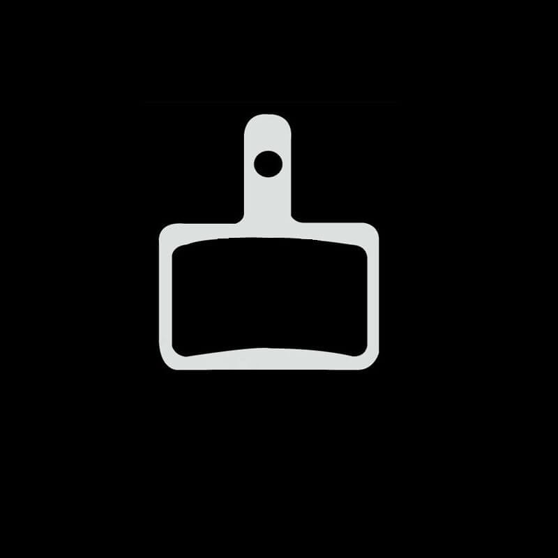 QUAXAR SEMI-METALLIC DEORE BR-M525 BRAKE PAD (AXU1012)
