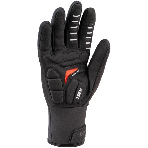 Louis Garneau Rafale Air Gel Winter Cycling Gloves - Black - Image 2