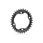 Absolute Black Oval XT M8000/MT700 Assymetrical Narrow/Wide Chainring For SH 12spd HG+