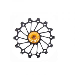 KCNC JOCKEY WHEEL 16 TOOTH ASSYMETRICAL  BLACK EACH
