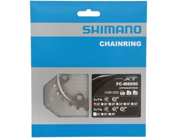 Shimano XT 2-speed Chainring FC-M8000 24T
