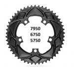ABSOLUTE BLACK C/RING ROAD ROUND DBL 110/5BCD BLACK 52T