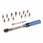 15pcs Torque Wrench Set, 1/4 2-24Nm Bicycle Repair Tool Kit