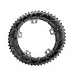 ABSOLUTE BLACK C/RING ROAD OVAL DBL 130/5BCD BLACK 53T (ROV53/130/5)