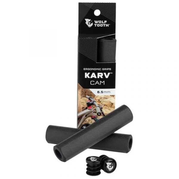 WOLF TOOTH GRIP CAM ERGONOMIC KARV 6.5MM BLACK (CAM-KARV-BLK)