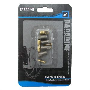 BARADINE BRAKE HYDRAULIC FITTINGS SHIMANO 4PC