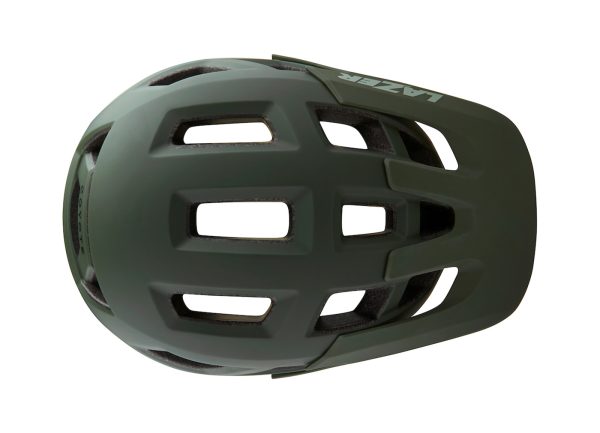 LAZER HELMET - COYOTE - MATTE DARK GREEN - Image 4