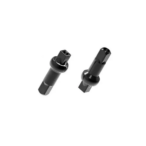 PILLAR SPOKE BRASS NIPPLE DSN 14Gx16mm BLK - (Pack of 32)