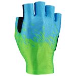 SupaG Short Glove – Neon Green - Neon Blue - size large