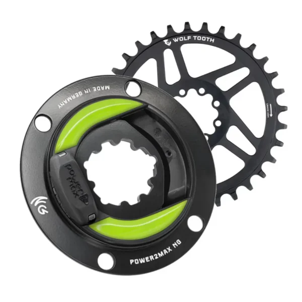 Power2max NGeco MTB SRAM Transmission Compatible Power Meter (boost) - **8-bolt** Chainring and Bolts