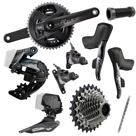 Sram Force D1 AXS Electronic Wireless Power Meter Groupset - 12 Speed