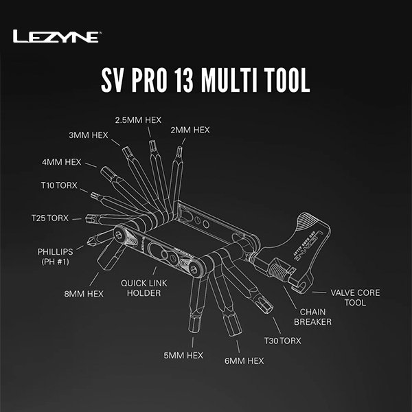LEZYNE SV PRO 13 MULTI TOOL - Image 4