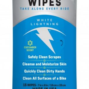 White Lightning Body and Bike Wipes (15 pack)